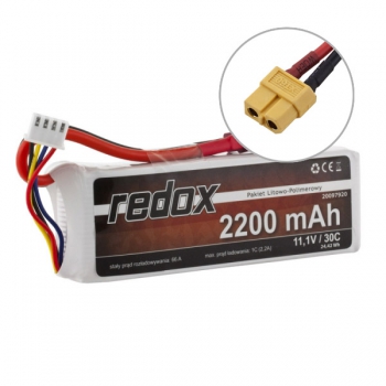 Redox 2200 mAh 11,1 V 30 C - LiPo-Pack